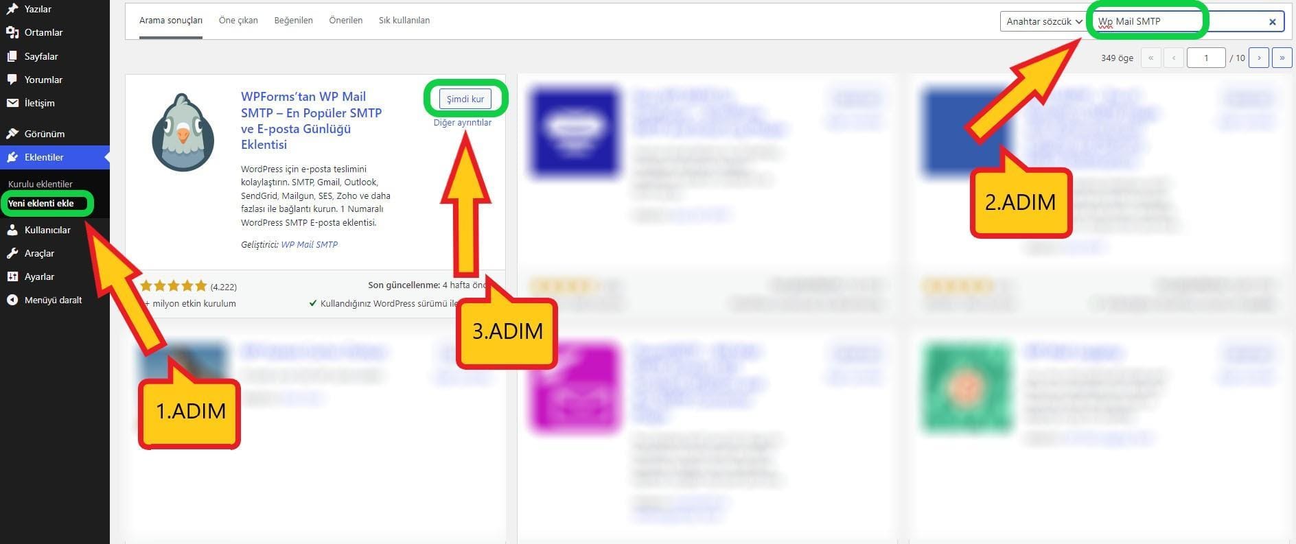 WP Mail SMTP Kurulumu