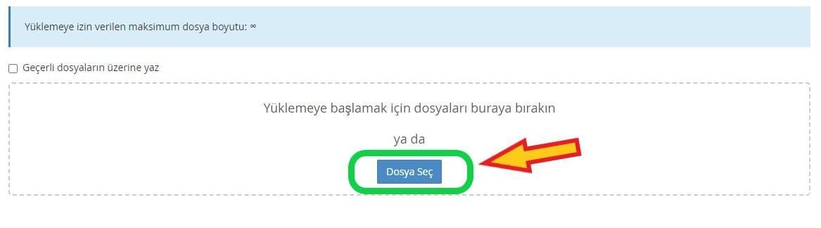 public_html xml yükleme işlemi