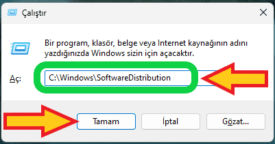 Windows Update Yükleme Hatası 0x80070103 (Çözüldü) 8 C Windows Software Distribution