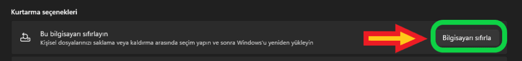 Windows 11 Başlat Menüsü Açılmıyor (Çözüldü) 12 Windows sıfırlama ayarı