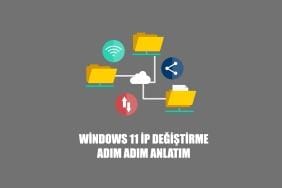 windows 11 ip değiştirme
