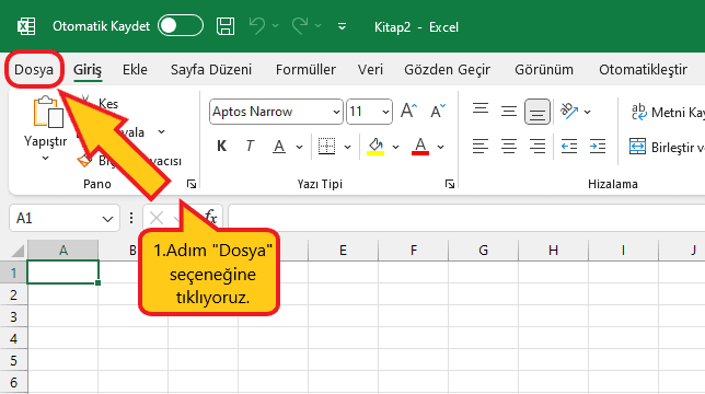 Excel dil nasıl değişir