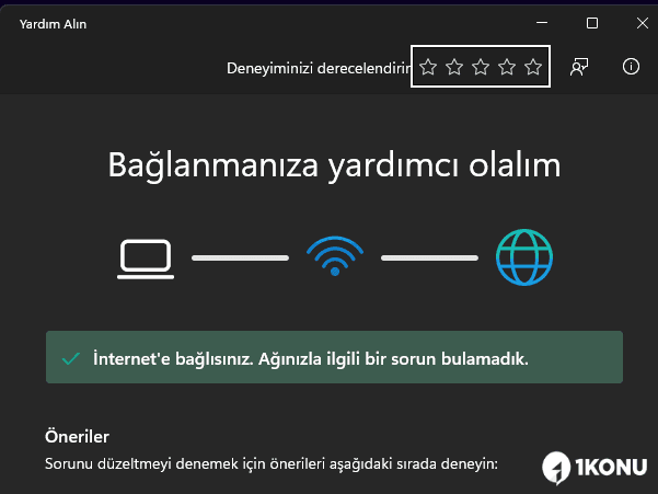 Sorun giderici ağ ayarları
