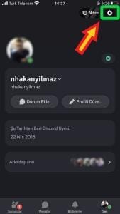 discord mobilden hesap kapatma
