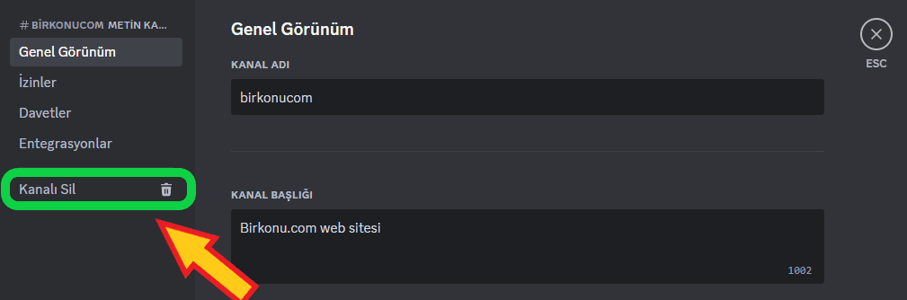 discord sunucu silme