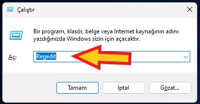 kayıt defteri ile VCRUNTIME140.dll hatasını çözme