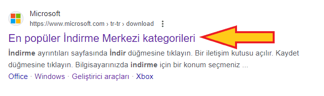microsoft en popüler indirme merkezi
