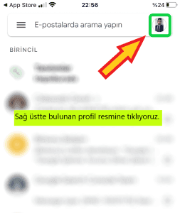 Mobil gmail şifre değiştirme