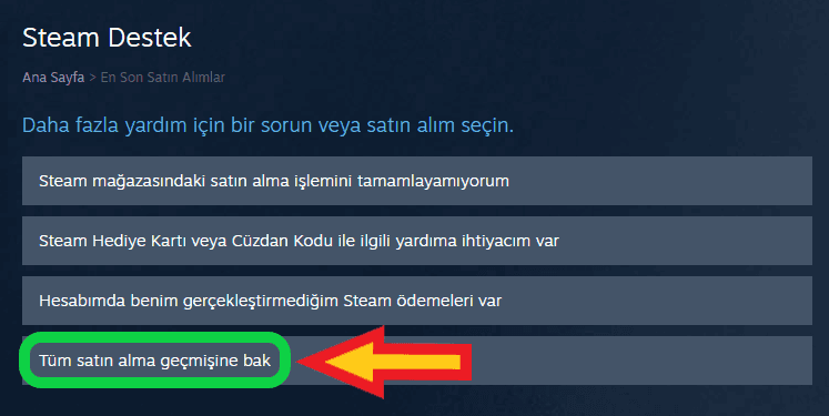 steam para iadesi nasıl yapılır