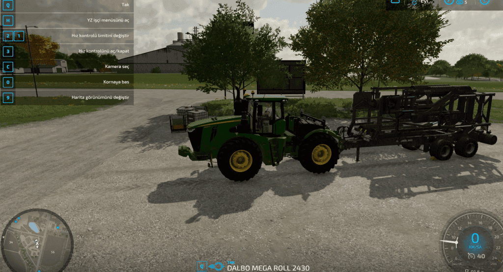 FS22 sarıcı aletini bağlama