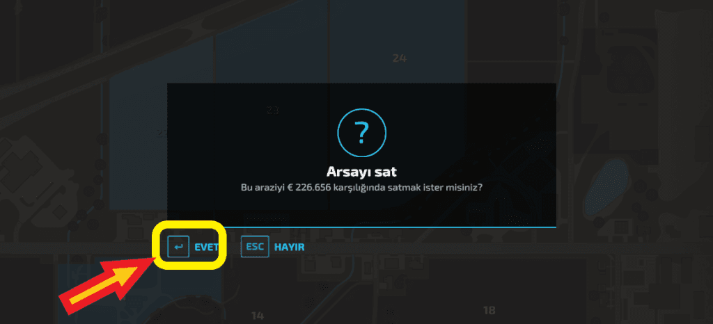 FS22 tarla satın alma ve satma