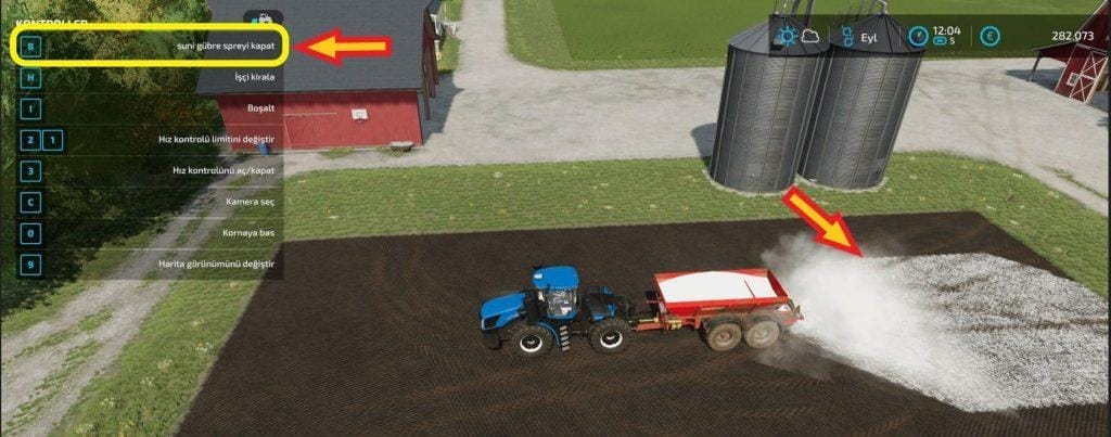 FS22 tarlaya kireçleme nasıl yapılır