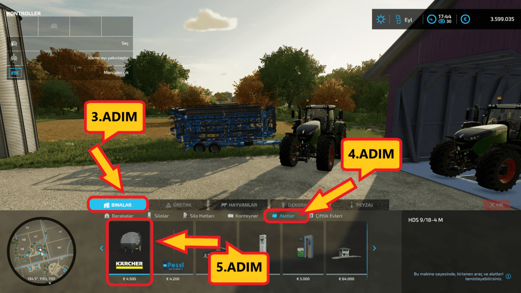 Fs22 araç yıkama makinesi satın alma