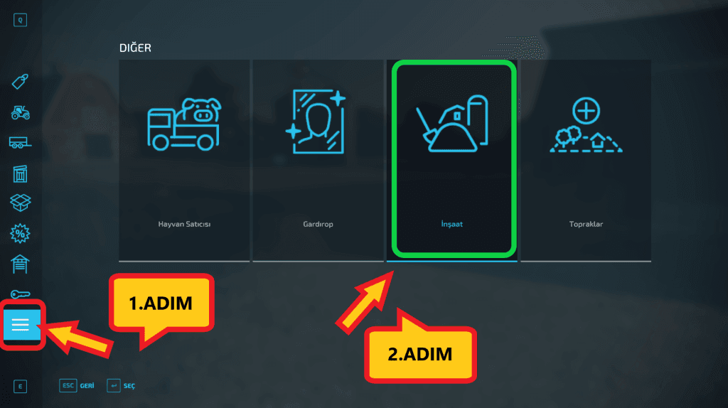 farming simulator 22 yapı market