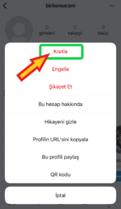 İnstagram Görüldü Olmadan Mesaj Okuma 4 instagram kısıtlama