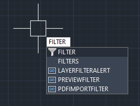 Autocad FILTER komutu