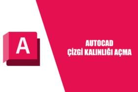 autocad çizgi kalınlığı açma