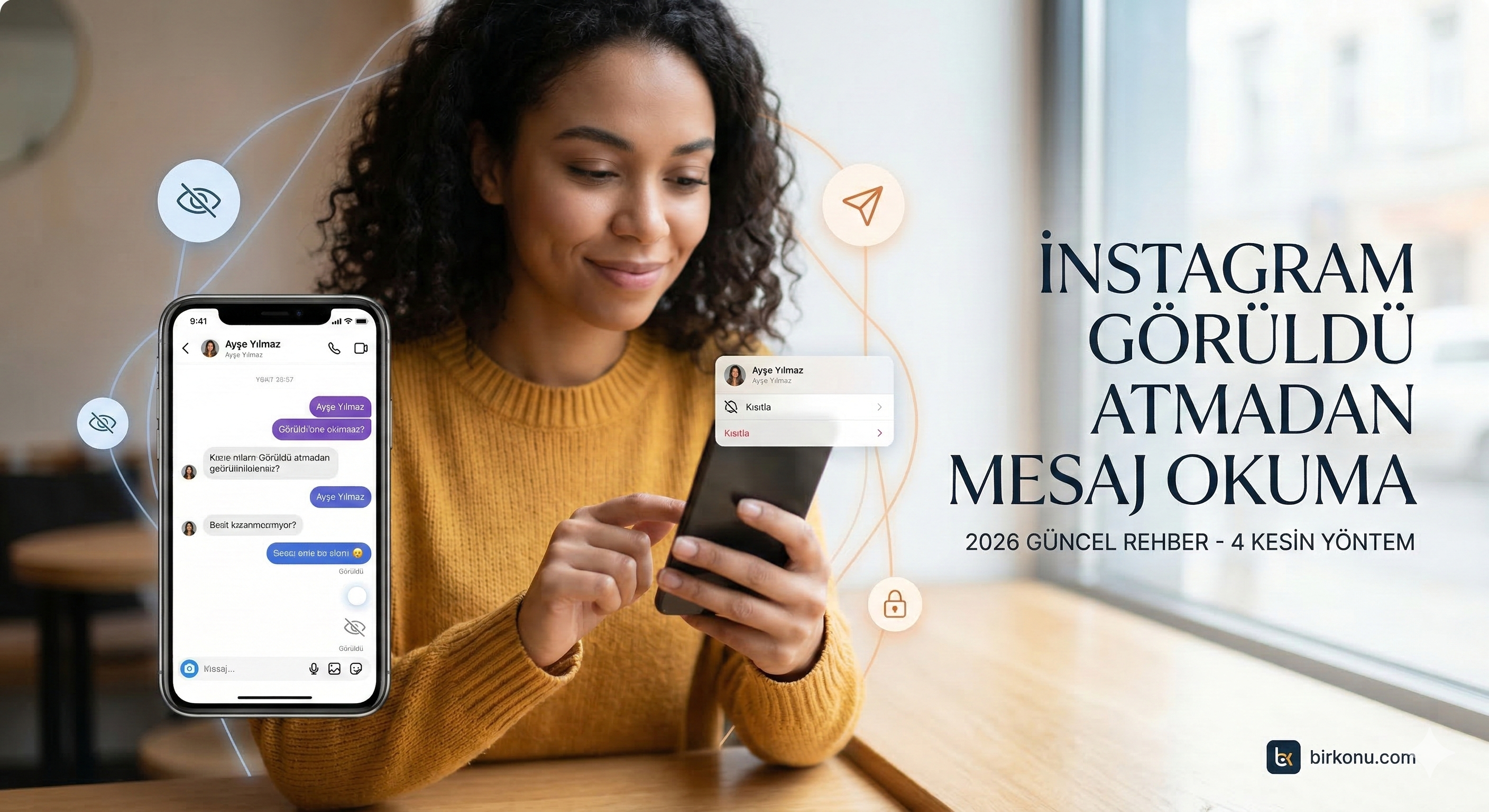 instagram görüldü atmadan mesaj okuma 2026
